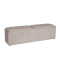 Upholstered bench with chest for bedroom PUZZLE - beige 03
