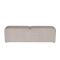 Upholstered bench with chest for bedroom PUZZLE - beige 03
