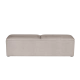 Upholstered bench with chest for bedroom PUZZLE - beige 03