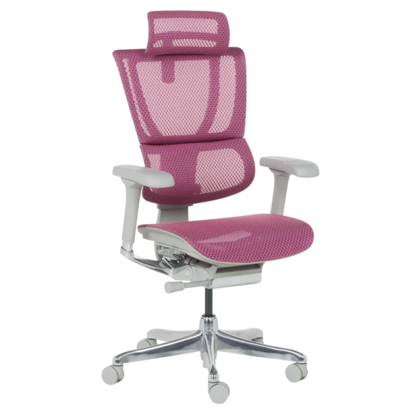 Ergonomic chair ERGOHUMAN IOO ELITE 2 - pink