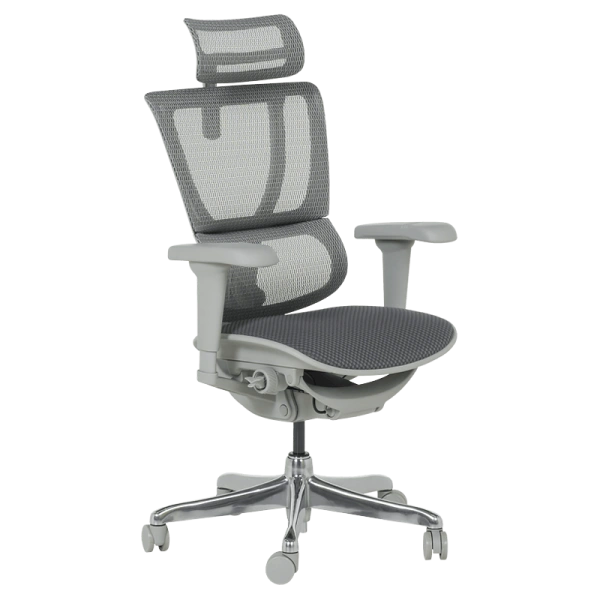 ERGOHUMAN IOO ULTRA - GREY - M/TEX - GREY FRAME