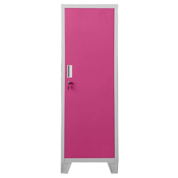 Metal cabinet Carmen CR-1604-1 JZ - Grey / pink