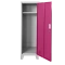 Metal cabinet Carmen CR-1604-1 JZ - Grey / pink