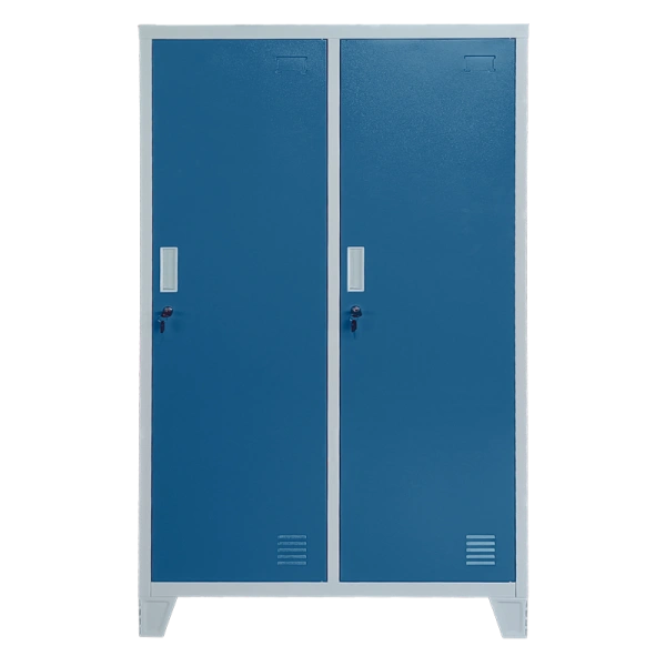 Metal cabinet Carmen CR-1604-2 JZ - Grey / blue