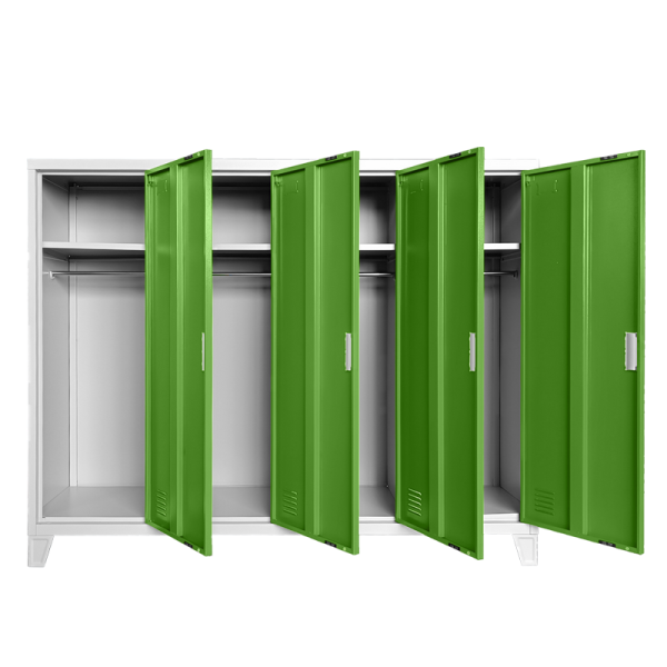 METAL CABINET CR-1605-4 JZ - MAGNET - GREY/GREEN