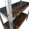 Metal rack Carmen CR-1023, 180x90x40 cm, up to 100 kg per shelf - zinc