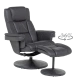 SOFA WITH STOOL JACKY - DARK GREY