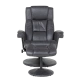 SOFA WITH STOOL JACKY - DARK GREY