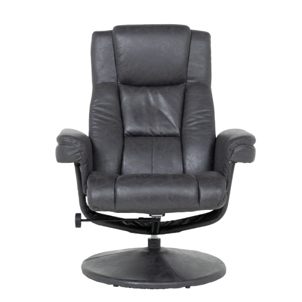 SOFA WITH STOOL JACKY - DARK GREY