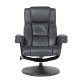 SOFA WITH STOOL JACKY - DARK GREY