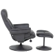 SOFA WITH STOOL JACKY - DARK GREY