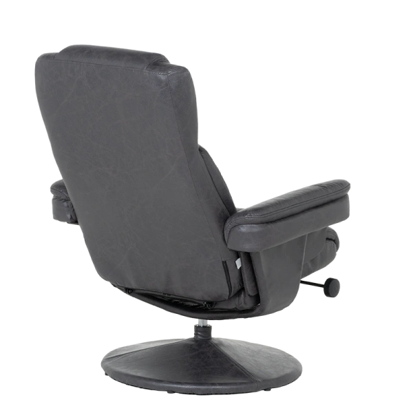 SOFA WITH STOOL JACKY - DARK GREY