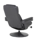 SOFA WITH STOOL JACKY - DARK GREY