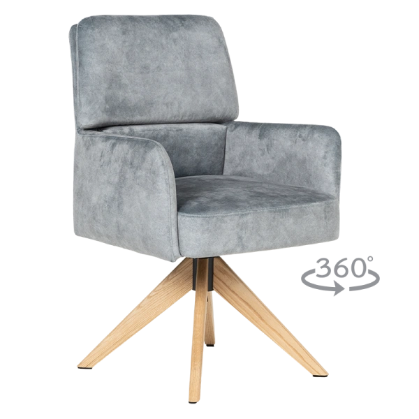 DINING CHAIR NARVA W - GREY