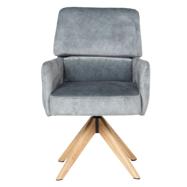 DINING CHAIR NARVA W - GREY