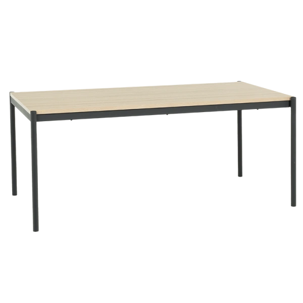 DINING TABLE KIRUNA - BEECH-BLACK