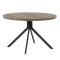 DINING TABLE LUDVIKA - WALNUT-black