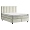 Boxspring bed PERRY LUX 140 x 200 - cream 01