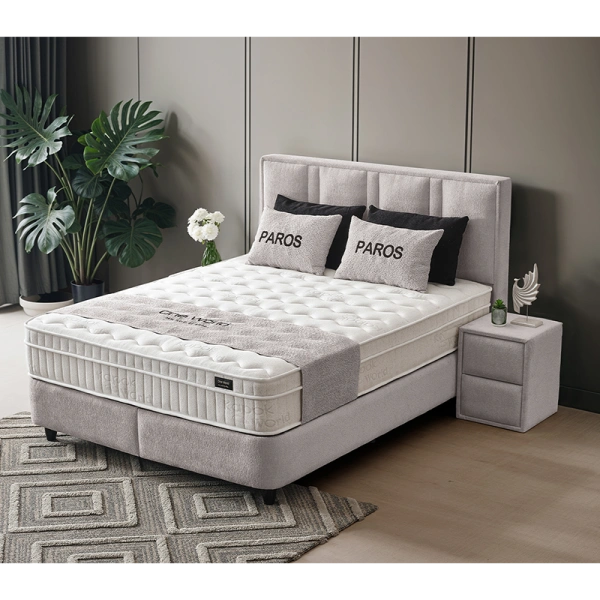 Boxspring bed PAROS 140 x 200 - beige 020