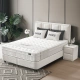 Boxspring bed PAROS 160 x 200 - cream AN