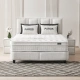 Boxspring bed PAROS 160 x 200 - cream AN