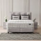 Boxspring bed PAROS 180 x 200 - beige 020