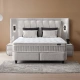 Boxspring bed JULIE 140 x 200 - pearl SY