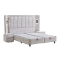 Boxspring bed JULIE 140 x 200 - pearl SY