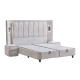 Boxspring bed JULIE 140 x 200 - pearl SY