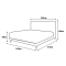 Boxspring bed JULIE 140 x 200 - pearl SY