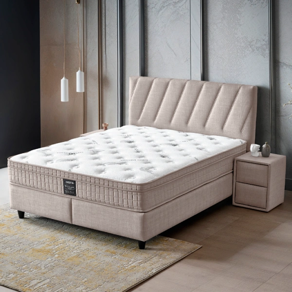 Boxspring bed SIESTA 160 x 200 - cream 03