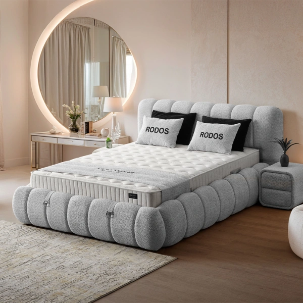 BED RODOS 140X200 BUKLET 325326 (BEIGE 325326)