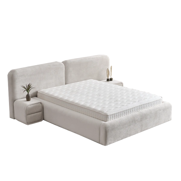 BED MYKONOS 160X200 SYMPHONY PEARL (PEARL SY)