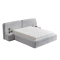 Boxspring bed MYKONOS 180 x 200 - silver AN