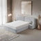 Boxspring bed MYKONOS 180 x 200 - silver AN