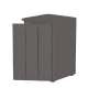 NIGHTSTAND FLORIDA BABY FACE 29 (GREY 29) RIGHT