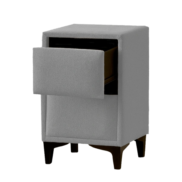 Nightstand MATHILDA - silver 25