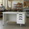 Metal desk Carmen CR-1317 L - grey