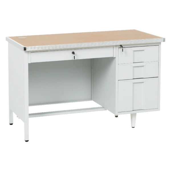 METAL DESK CR-1318 L - BEECH-GREY