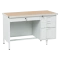 METAL DESK CR-1318 L - BEECH-GREY