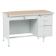 METAL DESK CR-1318 L - BEECH-GREY