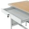 METAL DESK CR-1318 L - BEECH-GREY