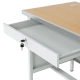 METAL DESK CR-1318 L - BEECH-GREY