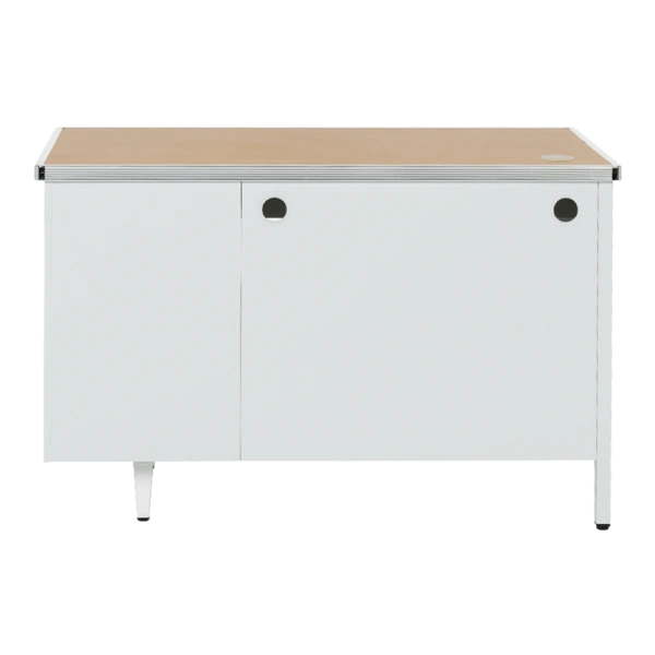 METAL DESK CR-1318 L - BEECH-GREY