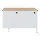 METAL DESK CR-1318 L - BEECH-GREY