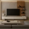 TV cabinet VALA - white-cappuccino