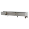 TV STAND LONI - WHITE-CAPPUCCINO