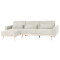 Corner sofa with sleeping function VIVI - sand V28