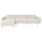 Corner sofa with sleeping function VIVI - sand V28