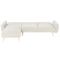 Corner sofa with sleeping function VIVI - sand V28